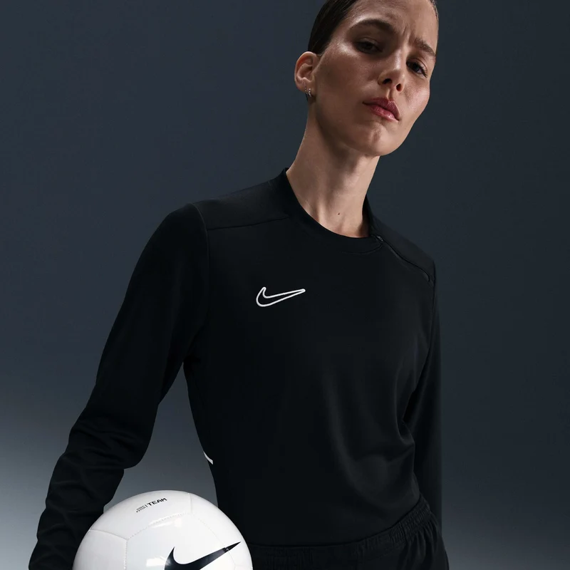 Nike Haut de foot à manches longues et col ras-du-cou Dri