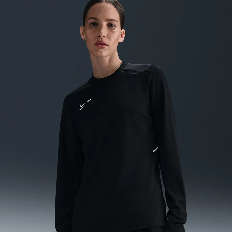 Nike Haut de foot à manches longues et col ras-du-cou Dri