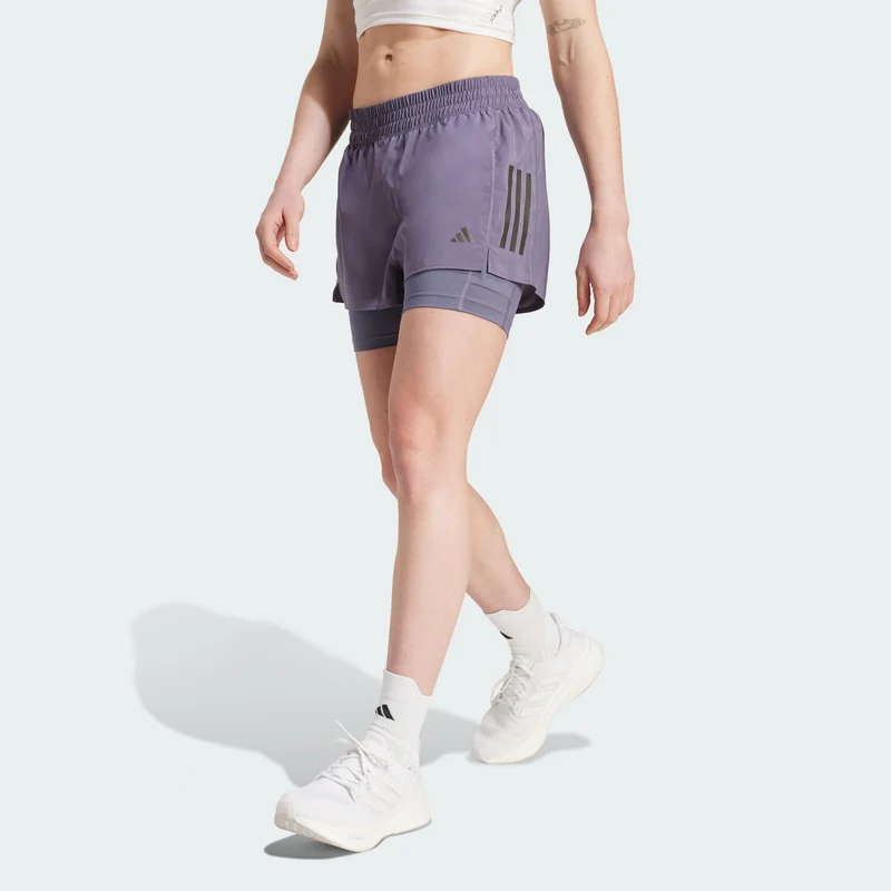 adidas Women Short 2 en 1 Own the Run Climacool