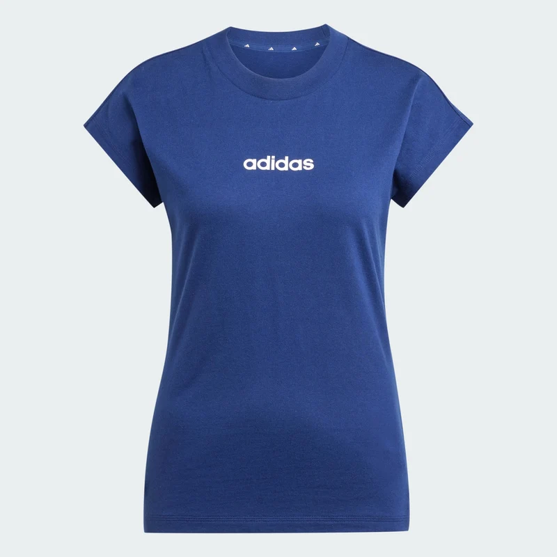 adidas Womens Essentials Linear Cotton Tee