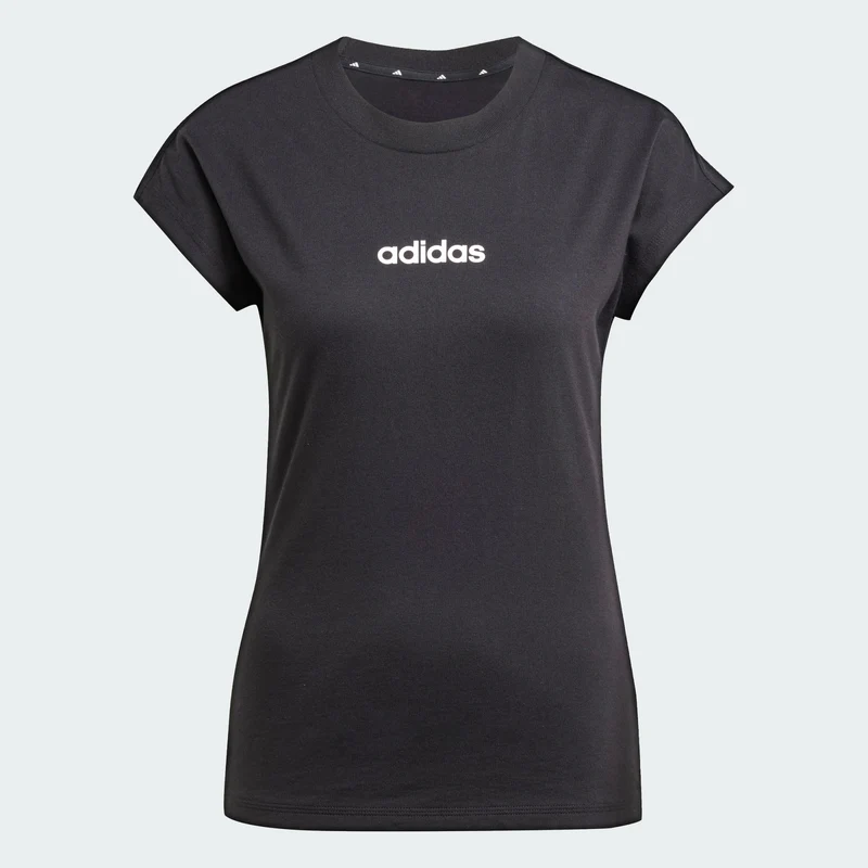 adidas Womens Essentials Linear Cotton Tee