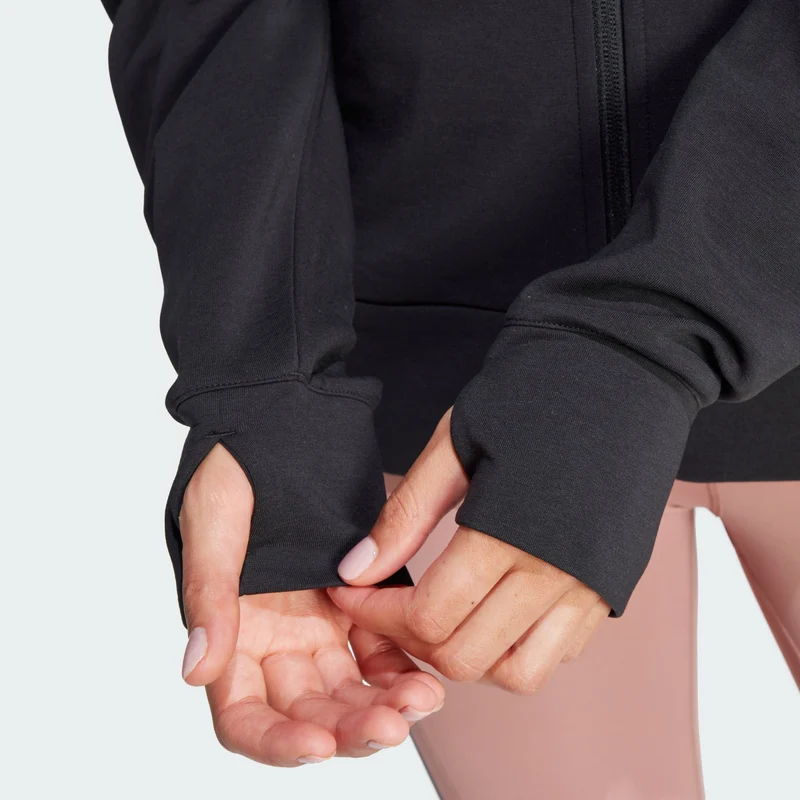 adidas Women Veste à capuche entièrement zippée Designed 4 T