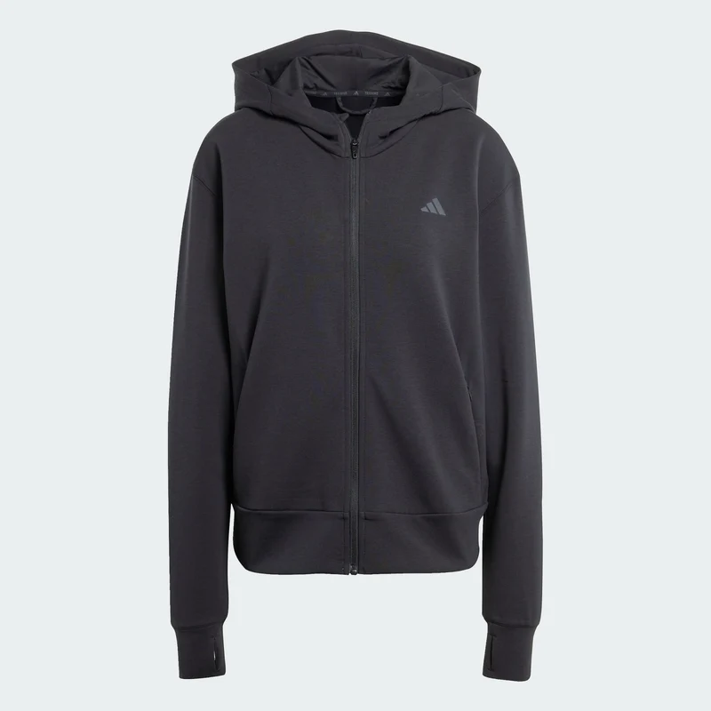 adidas Women Veste à capuche entièrement zippée Designed 4 T