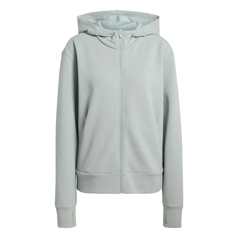 adidas Women Veste à capuche entièrement zippée Designed 4 T