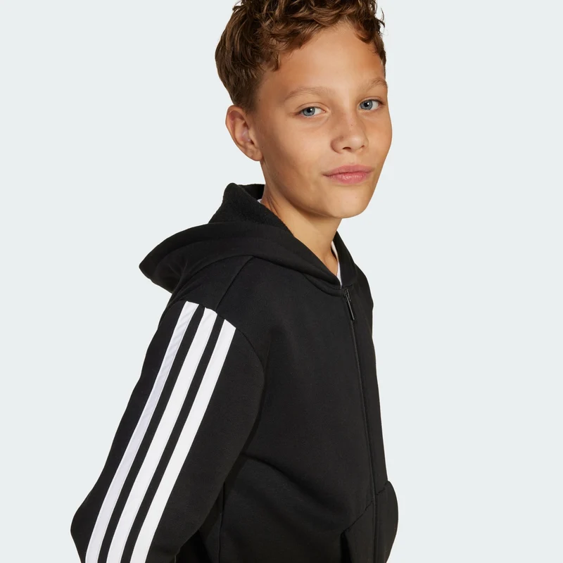 adidas Kids Veste à capuche entièrement zippée Essentials En