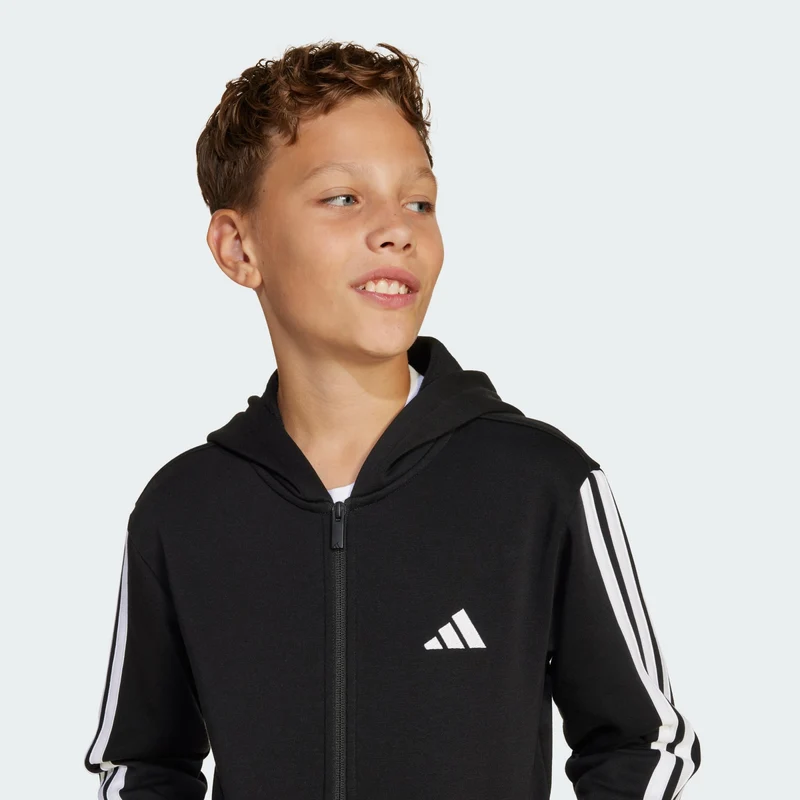 adidas Kids Veste à capuche entièrement zippée Essentials En