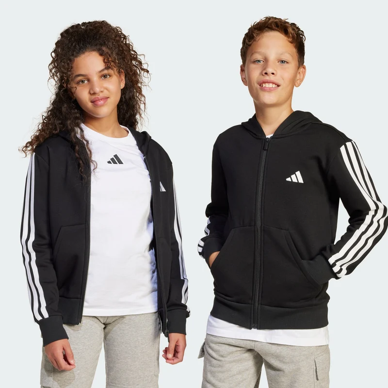 adidas Kids Veste à capuche entièrement zippée Essentials En