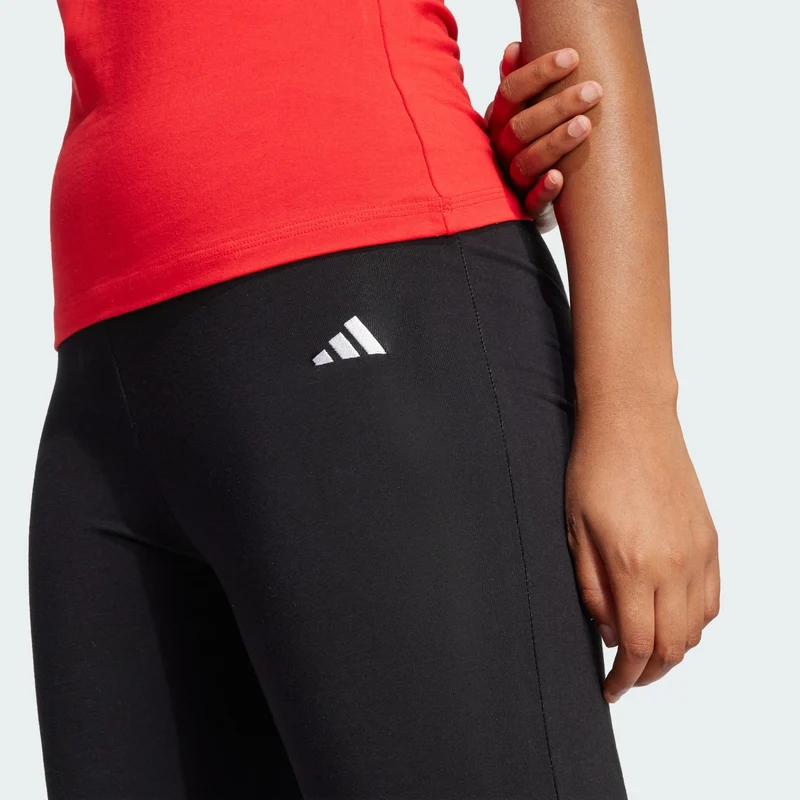 adidas Womens Essentials Small Logo Flared Leggings