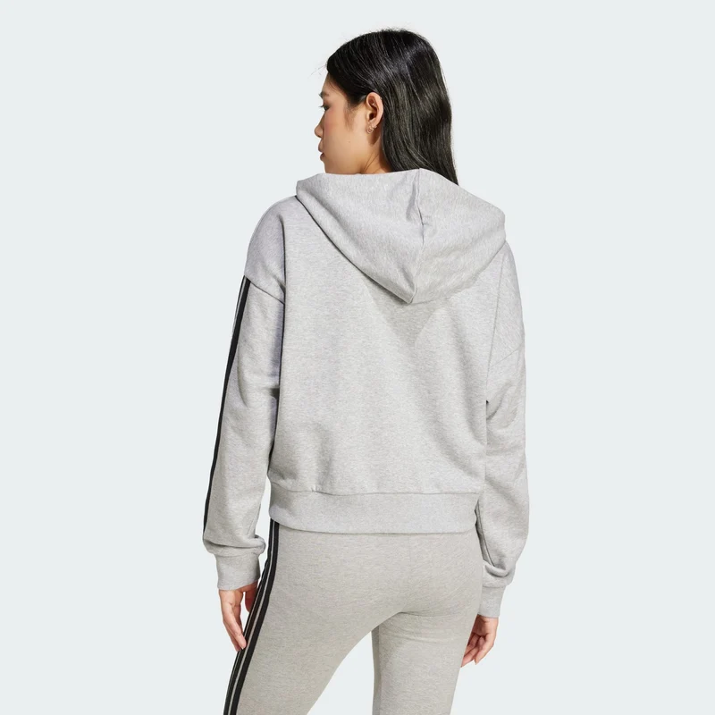 adidas Womens Essentials 3-Stripes French Terry Full