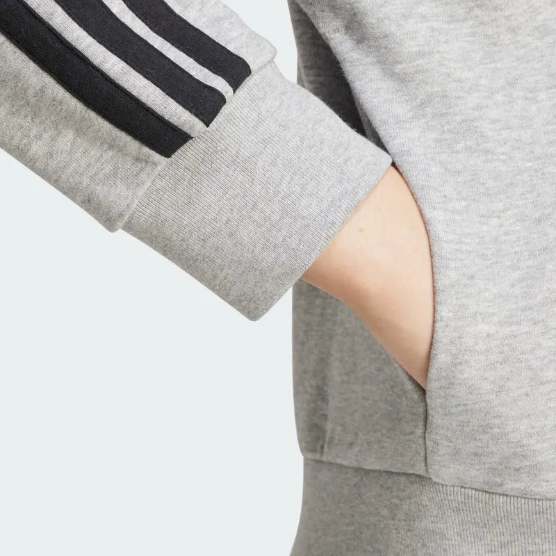 adidas Womens Essentials 3-Stripes French Terry Full