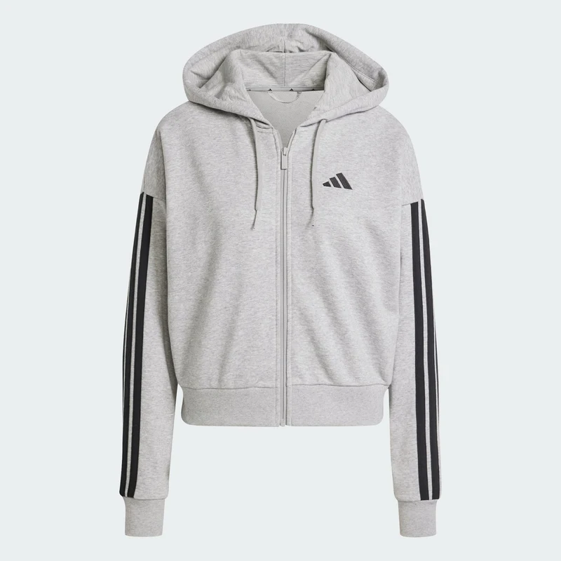 adidas Womens Essentials 3-Stripes French Terry Full