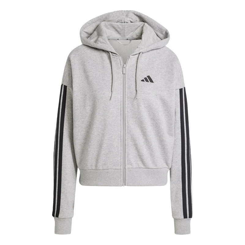 adidas Womens Essentials 3-Stripes French Terry Full