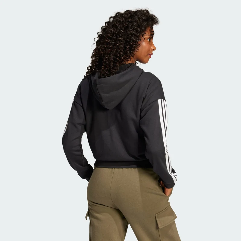 adidas Womens Essentials 3-Stripes French Terry Full