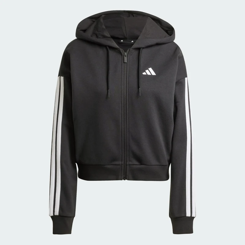 adidas Womens Essentials 3-Stripes French Terry Full