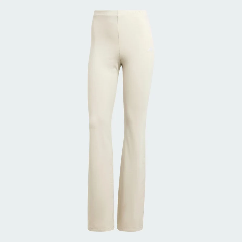 adidas Womens Essentials Small Logo Flared Leggings