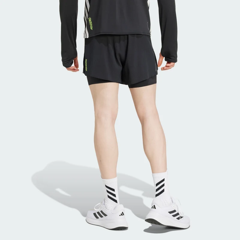 adidas Men Short poche gel 2 en 1 Adizero Running