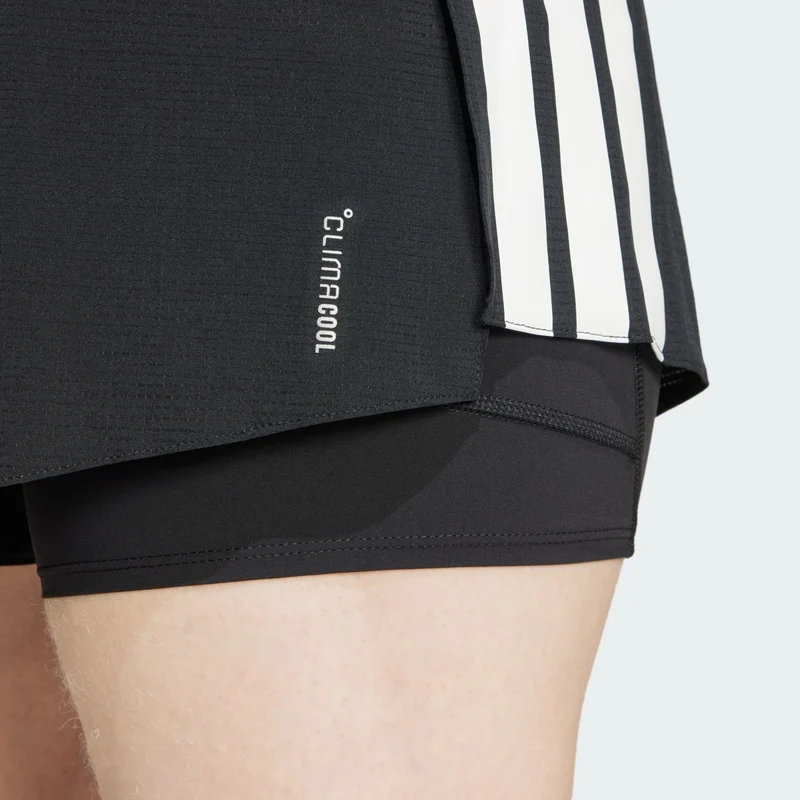 adidas Men Short poche gel 2 en 1 Adizero Running