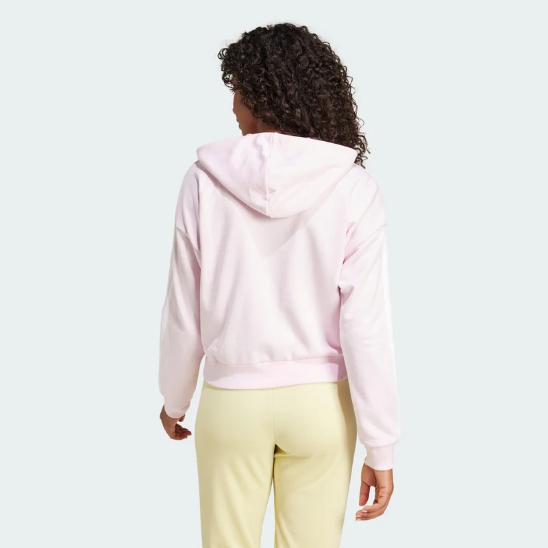 adidas Womens Essentials 3-Stripes French Terry Full