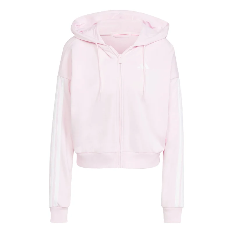 adidas Womens Essentials 3-Stripes French Terry Full