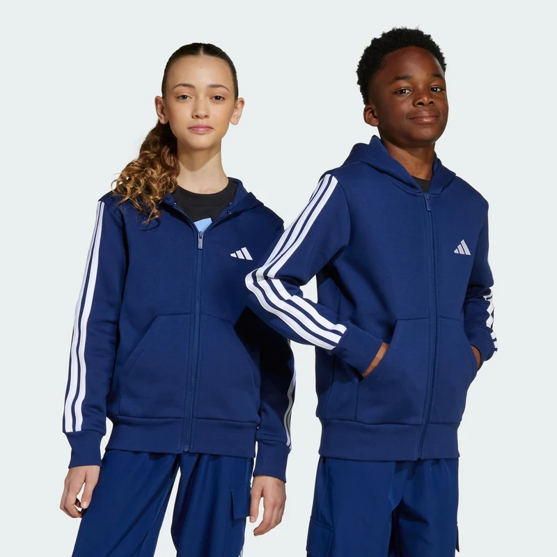 adidas Kids Veste à capuche entièrement zippée Essentials En