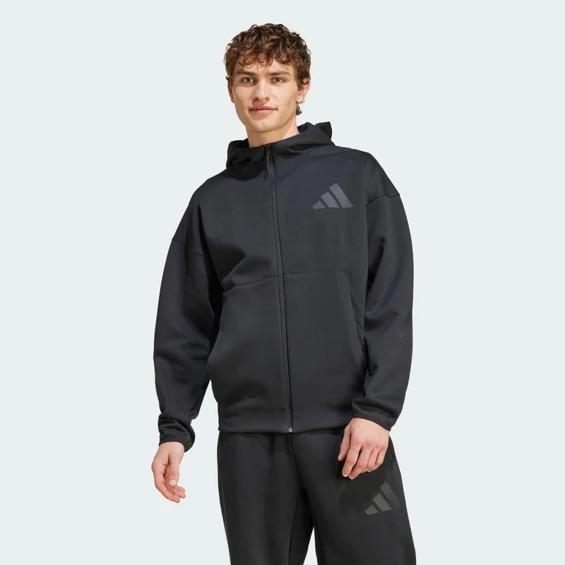 adidas Men Nouvelle veste de survêtement à capuche entièreme