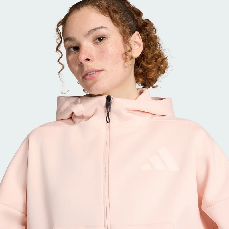 adidas Womens Z.N.E. Full-Zip Hoodie