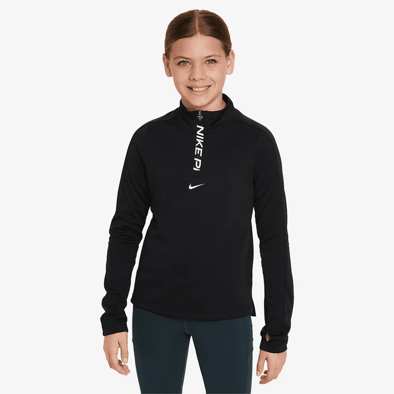 Haut Nike Sportswear Dri-FIT Manches Longues 1/2 Fermeture Éclair pour Fille plus âgée (8-15 ans)