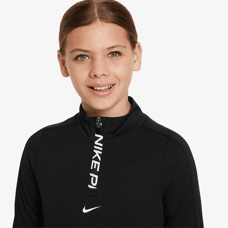 Haut Nike Sportswear Dri-FIT Manches Longues 1/2 Fermeture Éclair pour Fille plus âgée (8-15 ans)