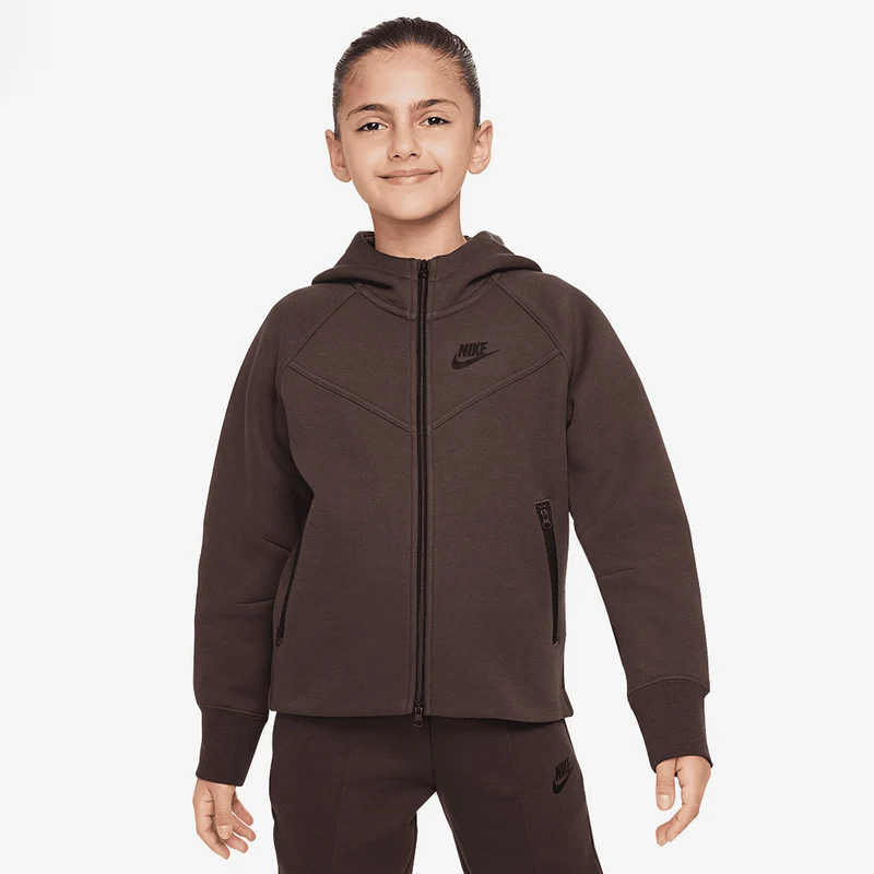 Sweat à Capuche Nike Sportswear Tech Fleece Full-Fermeture Éclair pour Fille plus âgé (8-15 ans)