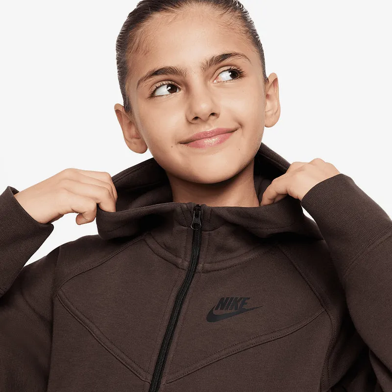 Sweat à Capuche Nike Sportswear Tech Fleece Full-Fermeture Éclair pour Fille plus âgé (8-15 ans)