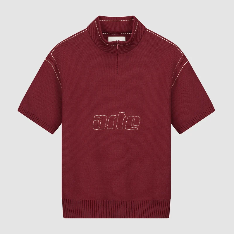Kane Logo Knit - Bordeaux