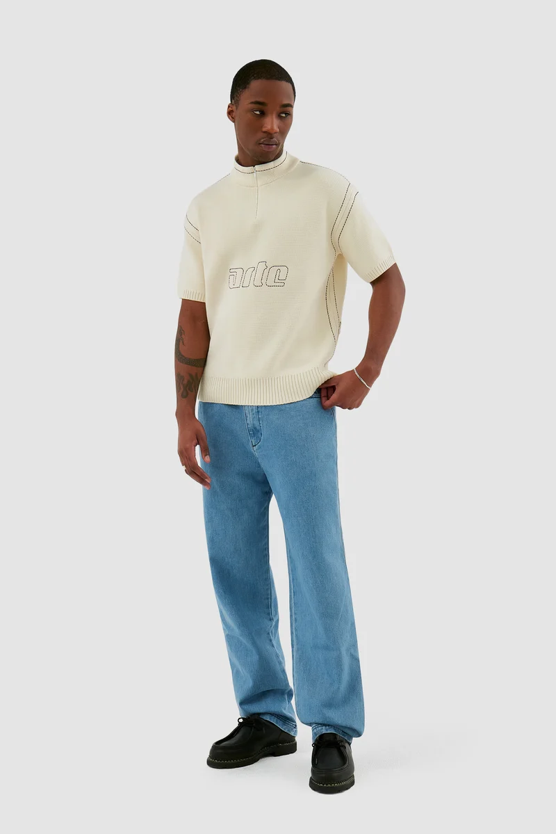 Kane Logo Knit - Crème