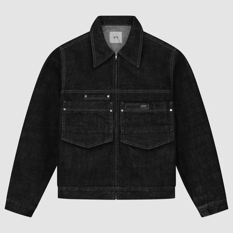 Veste en jean - Noir