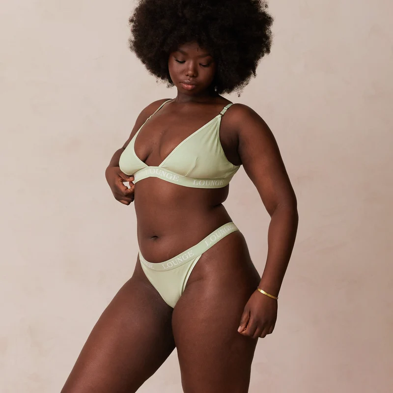 Bamboo Triangle Soutien-Gorge - Olive