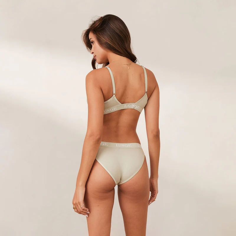Bamboo Triangle Soutien-Gorge - Olive