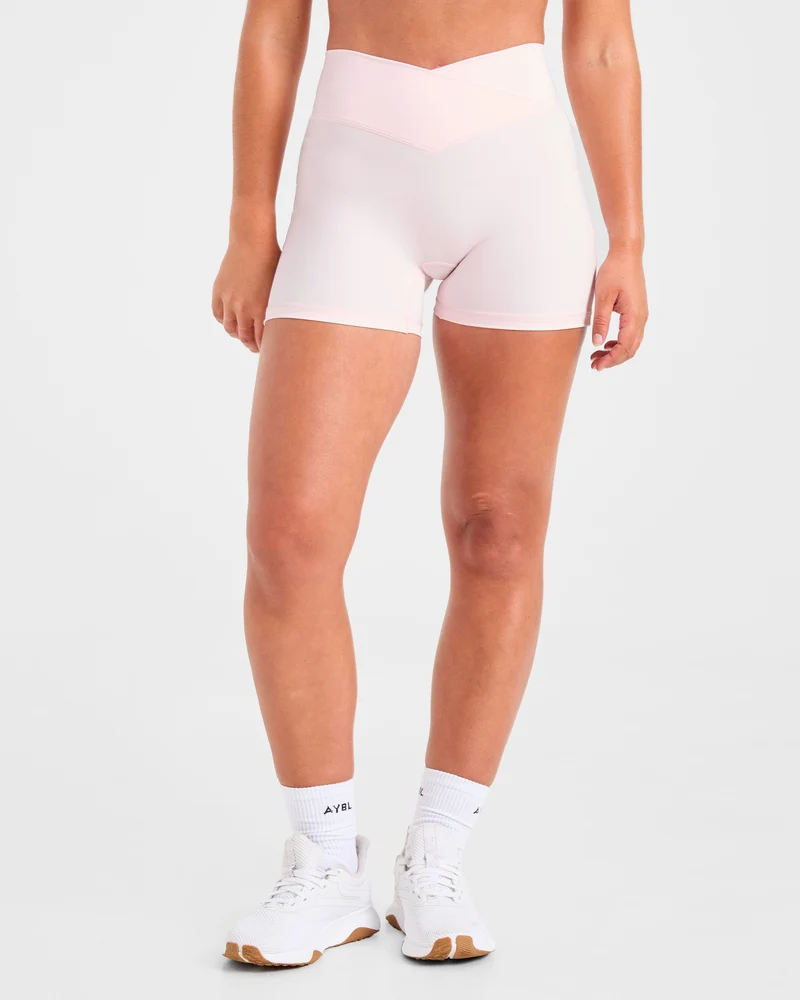 Sculpt Wrap Shorts - Iced Rose
