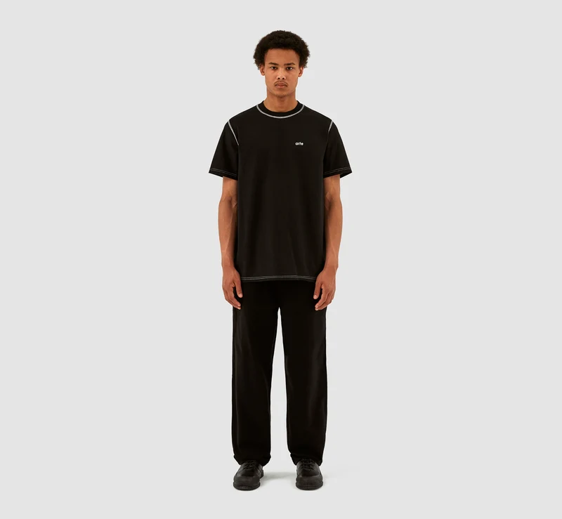 T-shirt contrasté Turner - Noir