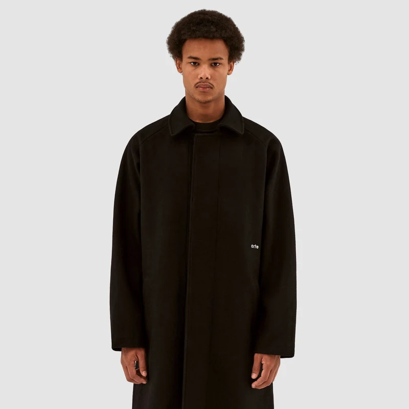 Manteau en laine Jesse - Noir