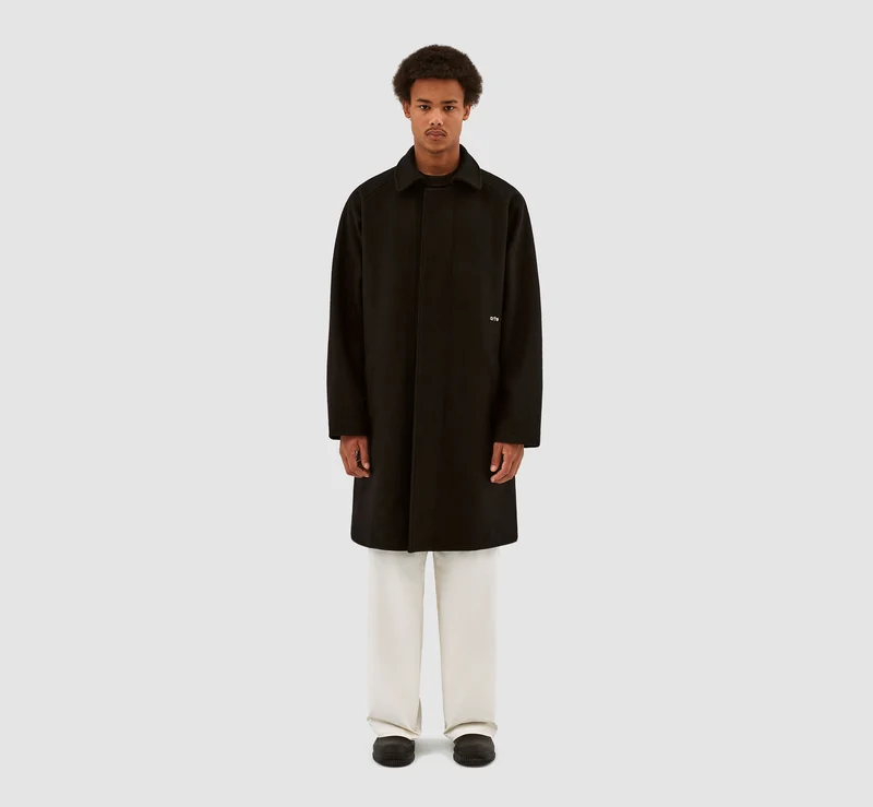 Manteau en laine Jesse - Noir