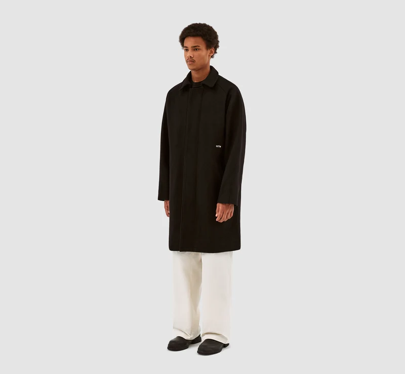 Manteau en laine Jesse - Noir