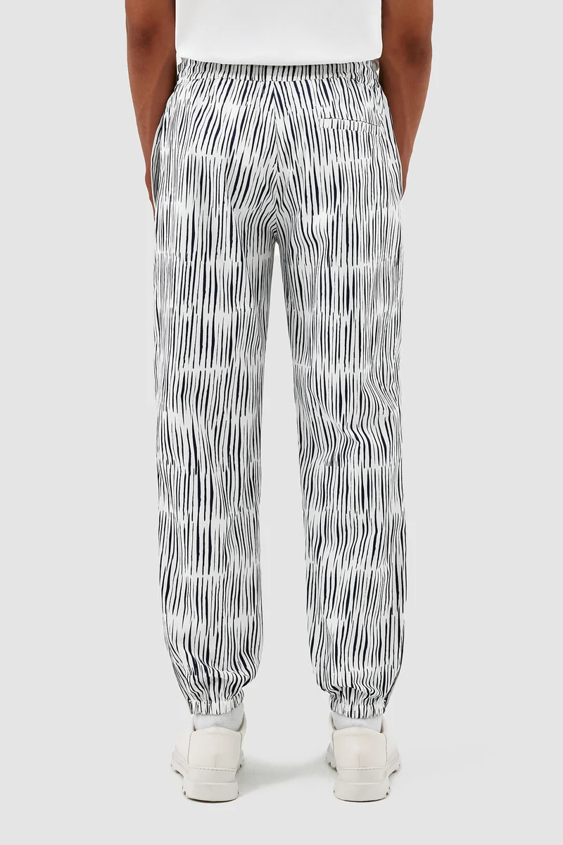 Pantalon Jordan Pereira - Crème/Marine