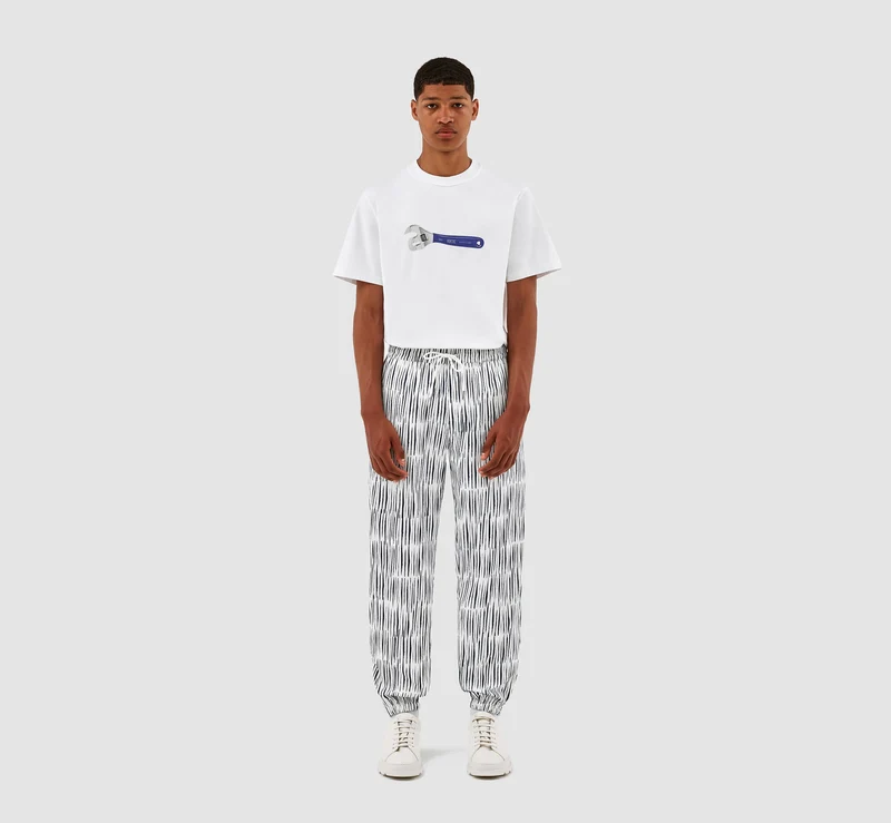 Pantalon Jordan Pereira - Crème/Marine