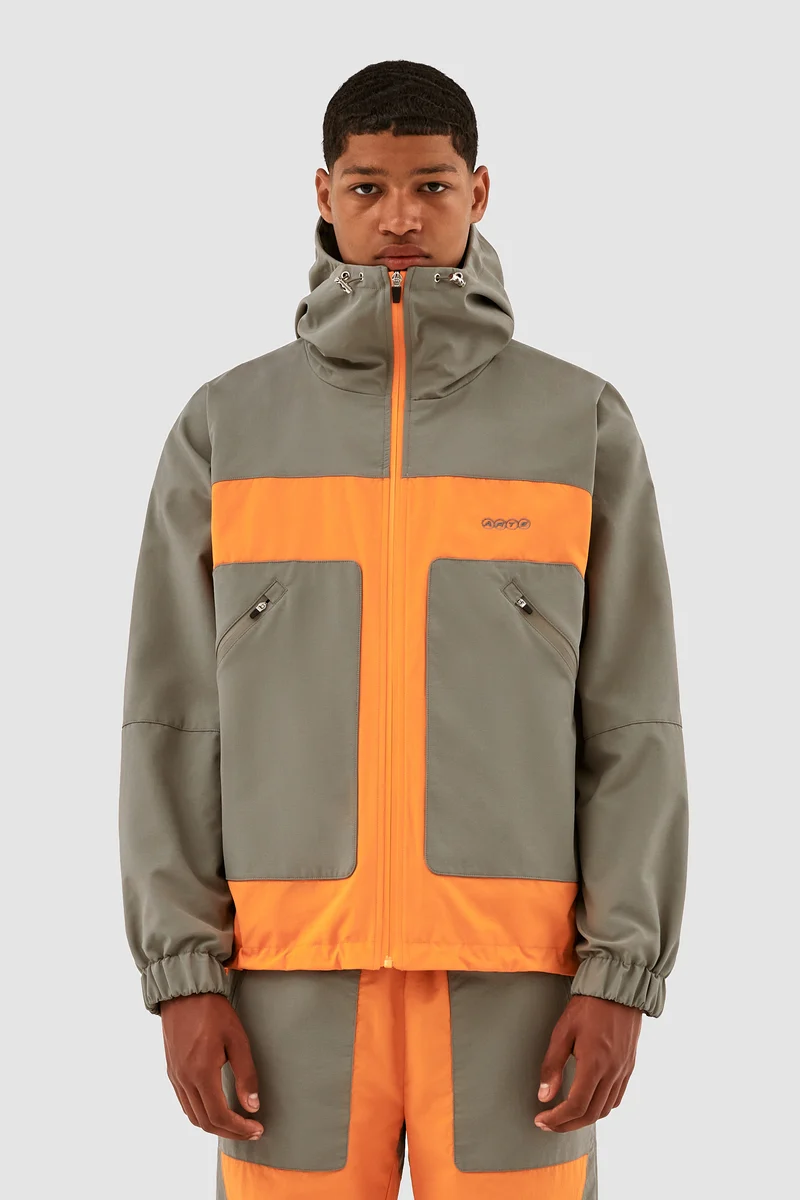 Veste Jeff - Orange/Gris