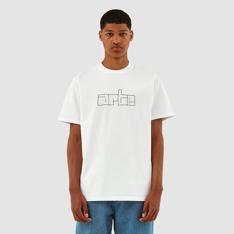 T-shirt avec logo en bloc Turner - Blanc