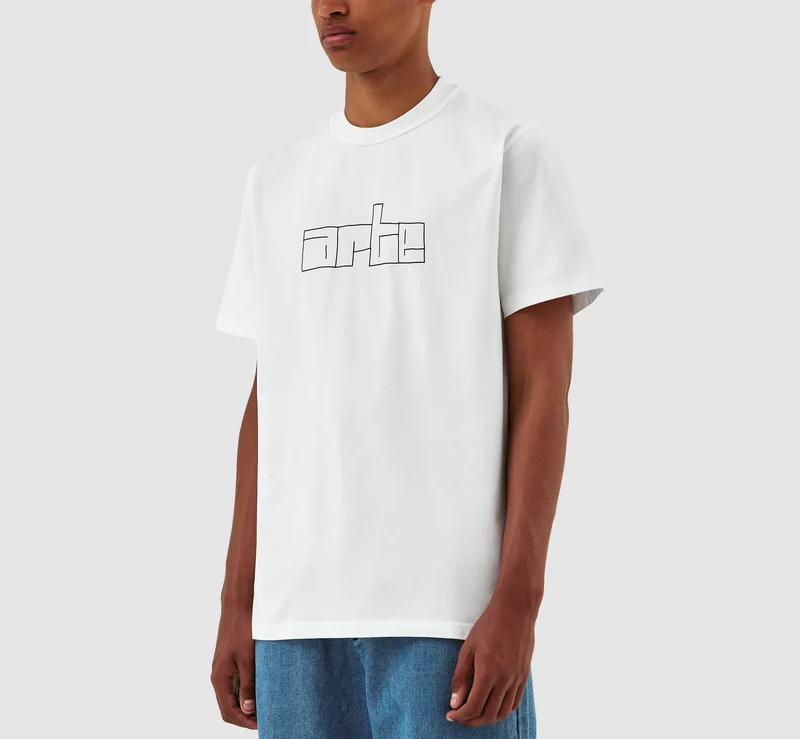 T-shirt avec logo en bloc Turner - Blanc