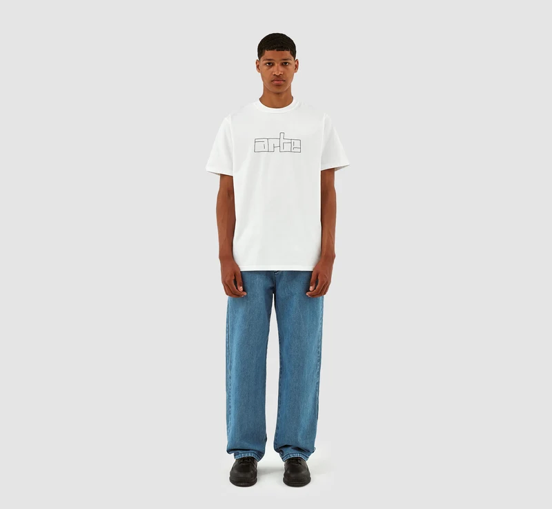 T-shirt avec logo en bloc Turner - Blanc