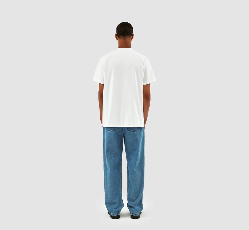 T-shirt avec logo en bloc Turner - Blanc
