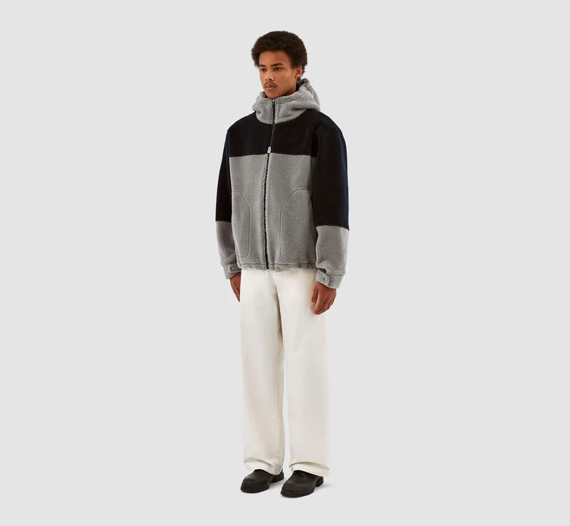 Veste Jake Colorblock - Gris/Marine