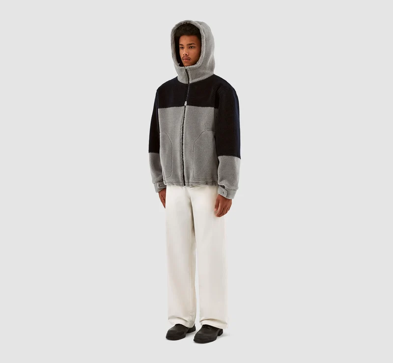 Veste Jake Colorblock - Gris/Marine