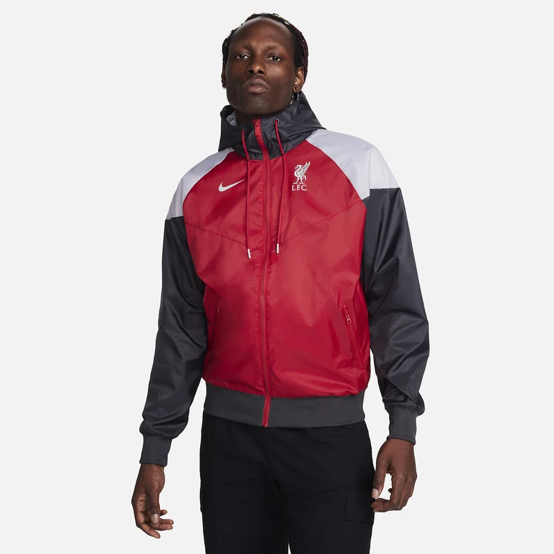 Nike Men's Soccer Hooded Woven Jacket Liverpool FC Sport Ess